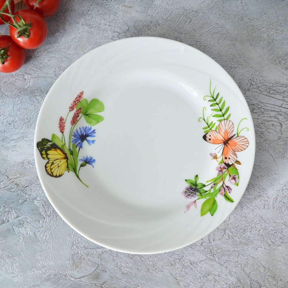 Тарелка 175мм мелкая форма Голубка Нимфа