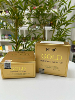 Petitfee Гидрогелевые патчи для кожи вокруг глаз Gold Hydrogel Eye Patch