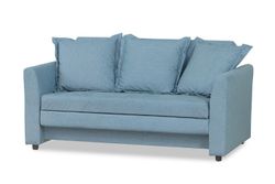 Диван-кровать из массива бруса "Имола" (изумрудный Twist Emerald), ЕММ