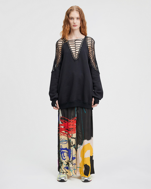 Mes Demoiselles Артистичные легкие штаны с принтом