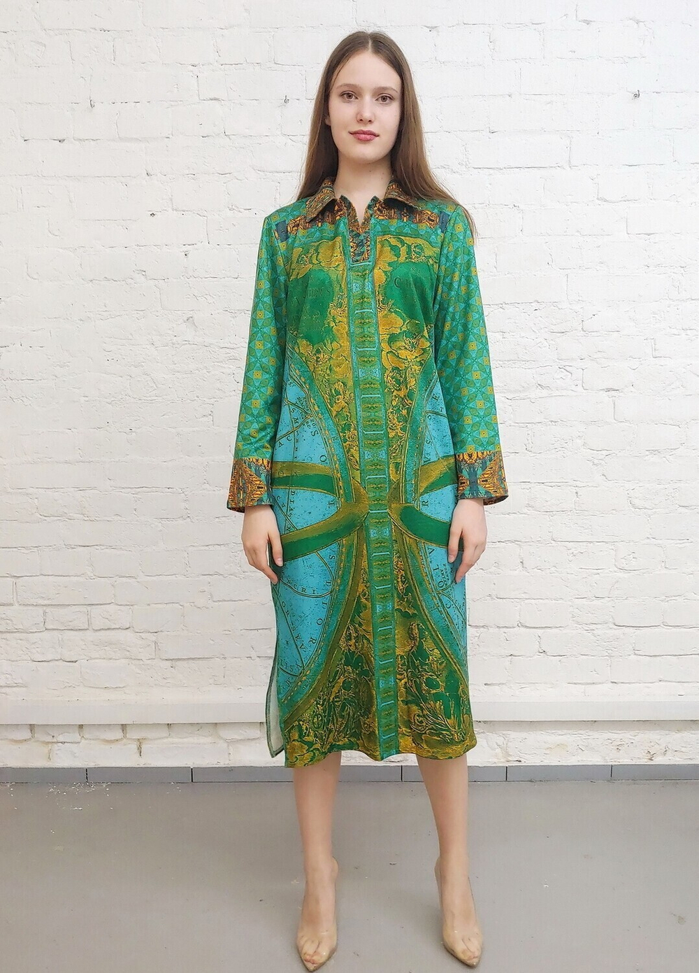 Платье "Небесный атлас", по мотивам иллюстраций из Небесного атласа Андреаса Целлариуса «Гармония Макрокосмоса»