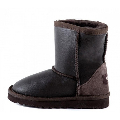 UGG Kids Classic Short Metallic Chocolate