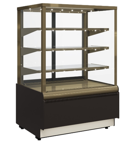 Кондитерская витрина CARBOMA ВХСв-0,9д CUBE STANDARD (KC70 VV 0,9-1)