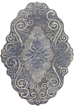 Ковер Safir 00856C Gray/Brown Прямоугольник (1.95 х 2.9)