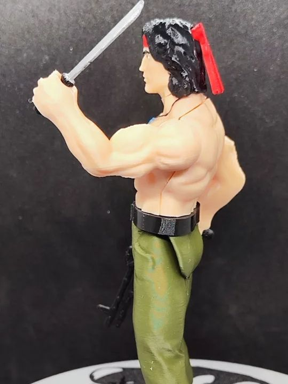 Подвижная фигурка "Джон Рэмбо" (Rambo) Легендарный герой боевиков. Подвижные плечи, таз и голова