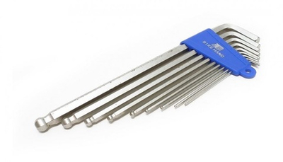 Ключи-шестигранники в клипсе, 10 размеров (1,5 - 10 мм). YC-623