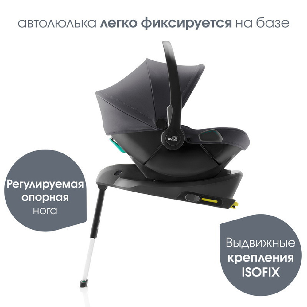 Коляска 3 в 1 Britax Roemer Smile 5Z и автокресло Baby-Safe Core Midnight Grey Midnight Grey
