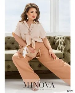 Рубашка 4140Б-пудровый Minova