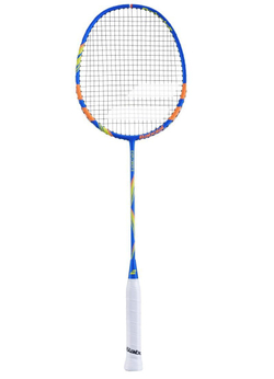 Ракетка для бадминтона Babolat Explorer II Strung - blue/orange