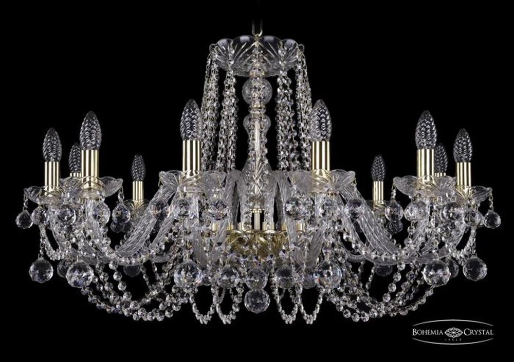 Подвесная люстра Bohemia Ivele 1402/12/300/G/Balls