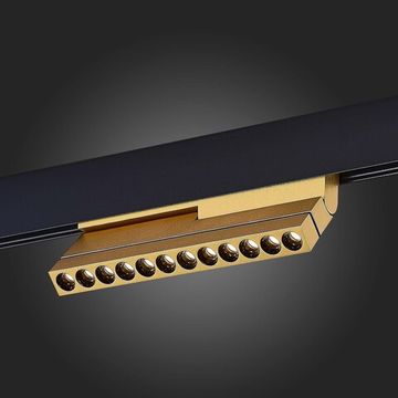 ST805.236.12 Магнитный трековый светильник Золотистый LED 1*12W 3000K 450Lm Ra&gt;90 36° IP20 L220xW22x SKYLINE 48