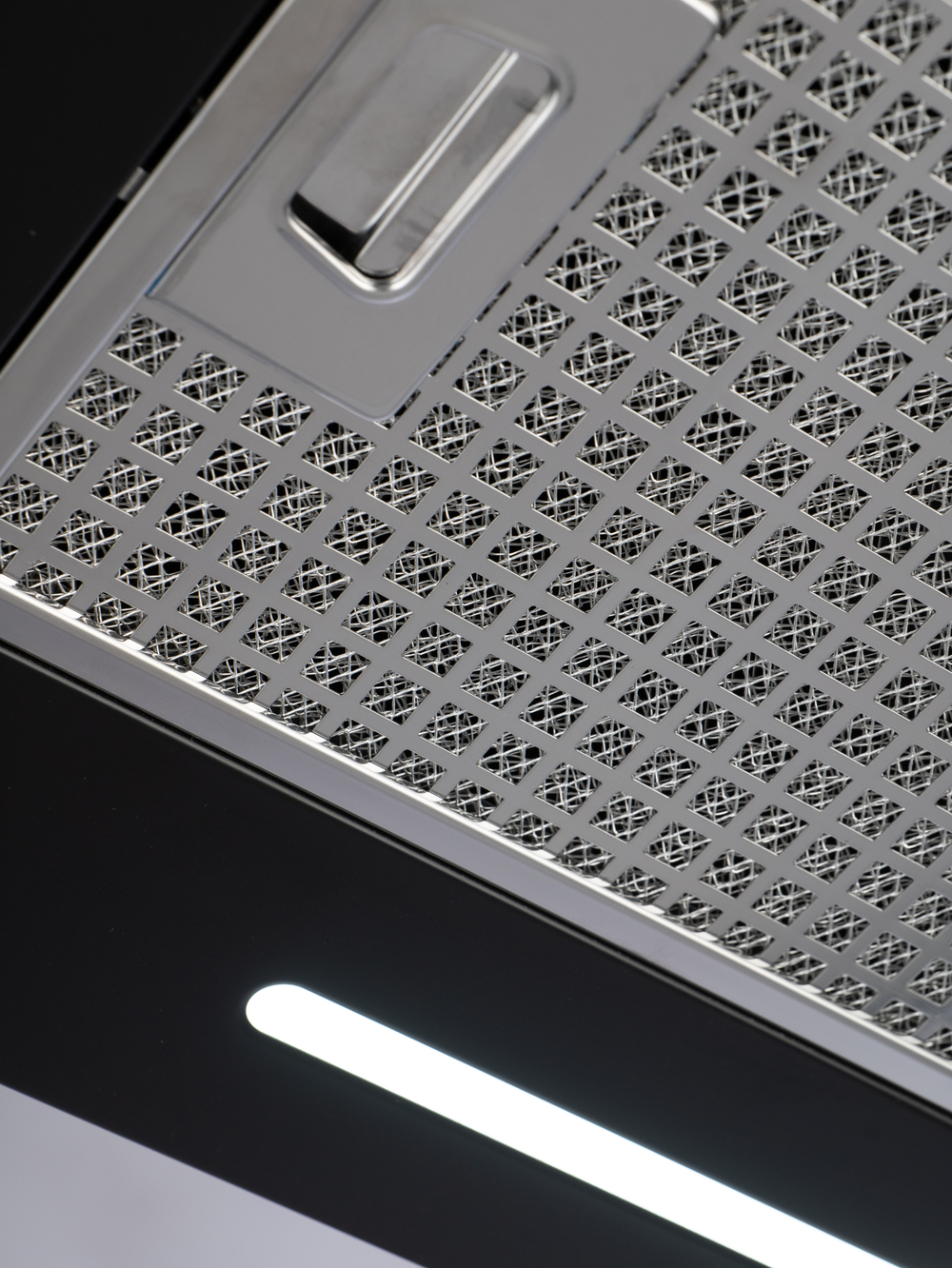 Вытяжка кухонная MACBI Perfa-60G-S/S (BLACK) черный, D150мм, 1200м3/ч, полновстраиваемая, мотор 230Ватт, стекло 60см, сенсорное управление + управление жестами, освещение светодиодное 5W