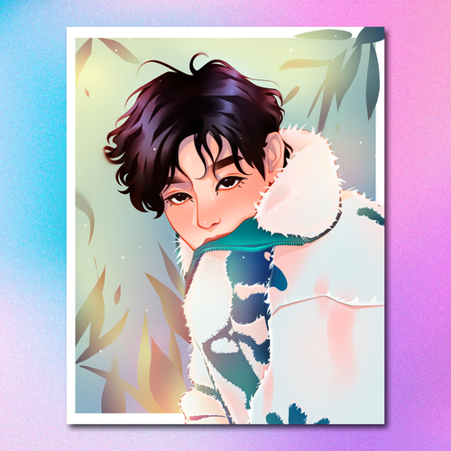 Арт принт / art.lior / BTS / Тэхён #4