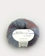 Пряжа для вязания Bella Color 883171, 75% мохер, 20% шерсть, 5% полиамид (50г 145м Дания)