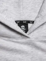 Худи Hardlunch Taste Control меланж серый