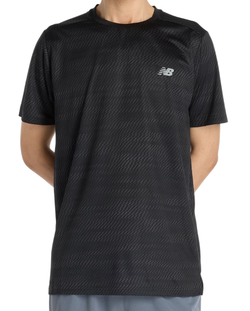 Теннисная футболка New Balance Sport Essentials Printed - black