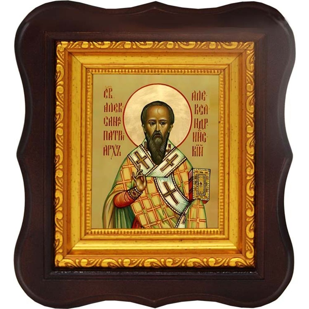 Александр Александрийский святитель, патриарх. Икона на холсте.