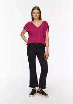 Cropped Jeans / Regular Fit / Mid Rise / Flared Leg