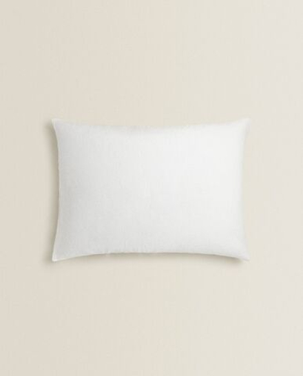 ZARA HOME ОДНОТОННЫЙ ЧЕХОЛ ДЛЯ ДЕКОРАТИВНОЙ ПОДУШКИ, БЕЛЫЙ