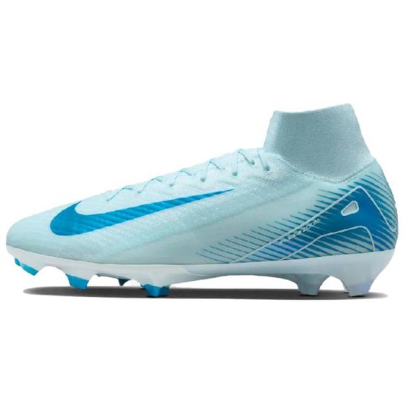 NIKE Mercurial Superfly 10 - футовые ботинки среднего размера белого и синего цвета Мужские