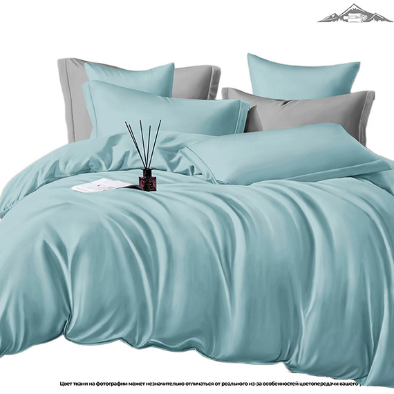 Сатин гладь. 40S "Нежная Бирюза" | ш.220 см | 120 г/м² | хлопок-100%