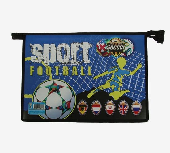 Папка на молнии А4 ПВХ Фубол