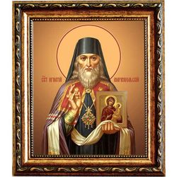 Игнатий, митрополит Мариупольский, Святитель. Икона на холсте.