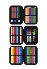 Penal \ Пенал \ Pencil bag 3-DECKER PENCIL CASE CONT.SUNSET GREEN