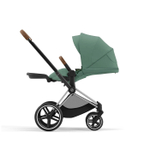 Коляска Cybex Priam IV 2 в 1 цвет Leaf Green на шасси Chrome Brown