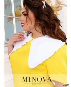 Платье 820-желтый Minova