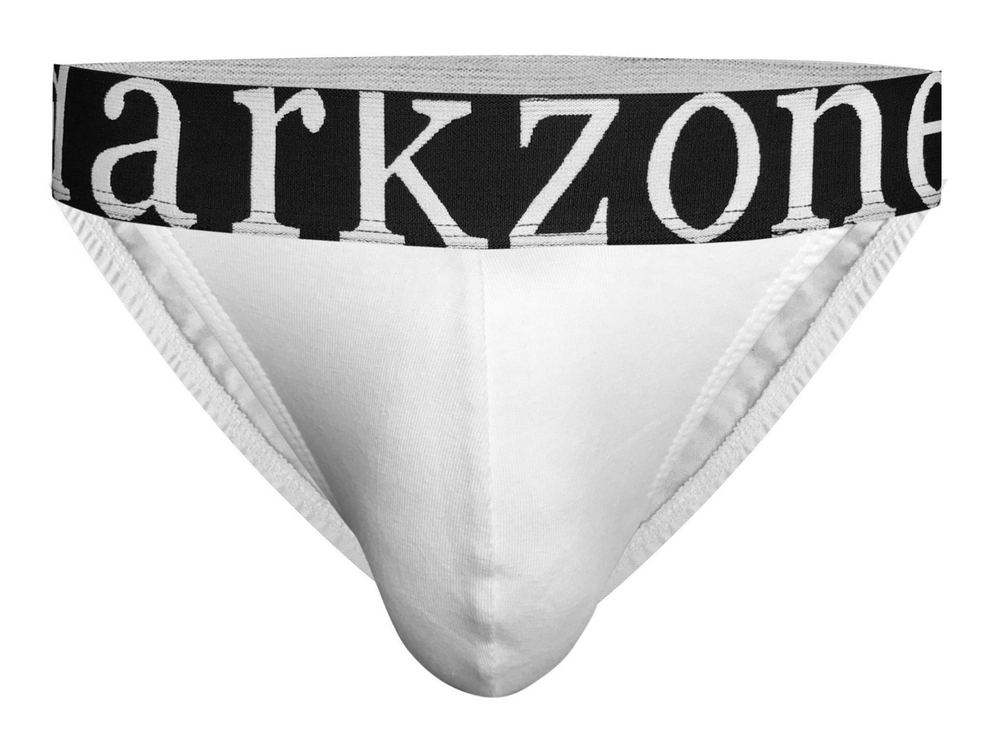 Белые мужские трусы с широкой брендированной резинкой (Размер: XL) (Цвет: белый)