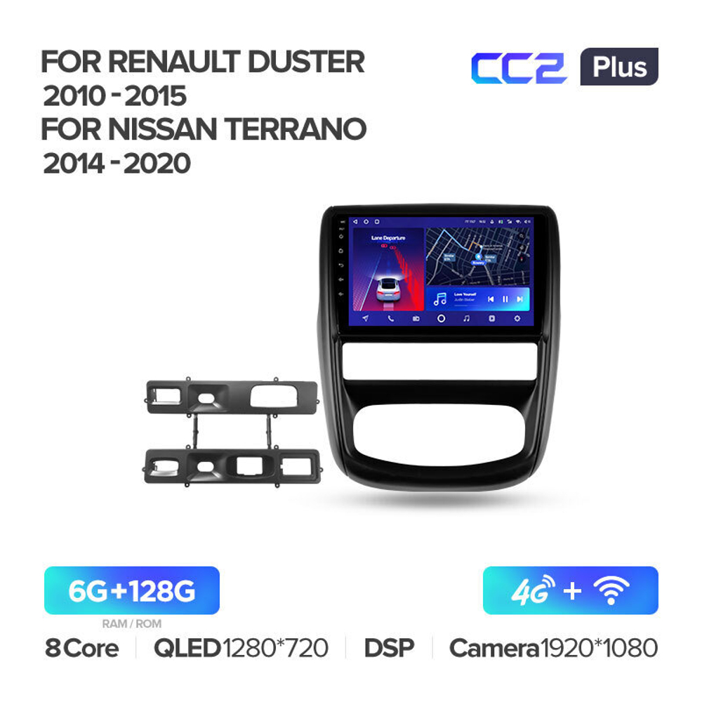Teyes CC2 Plus 9" для Renault Duster 2010-2015