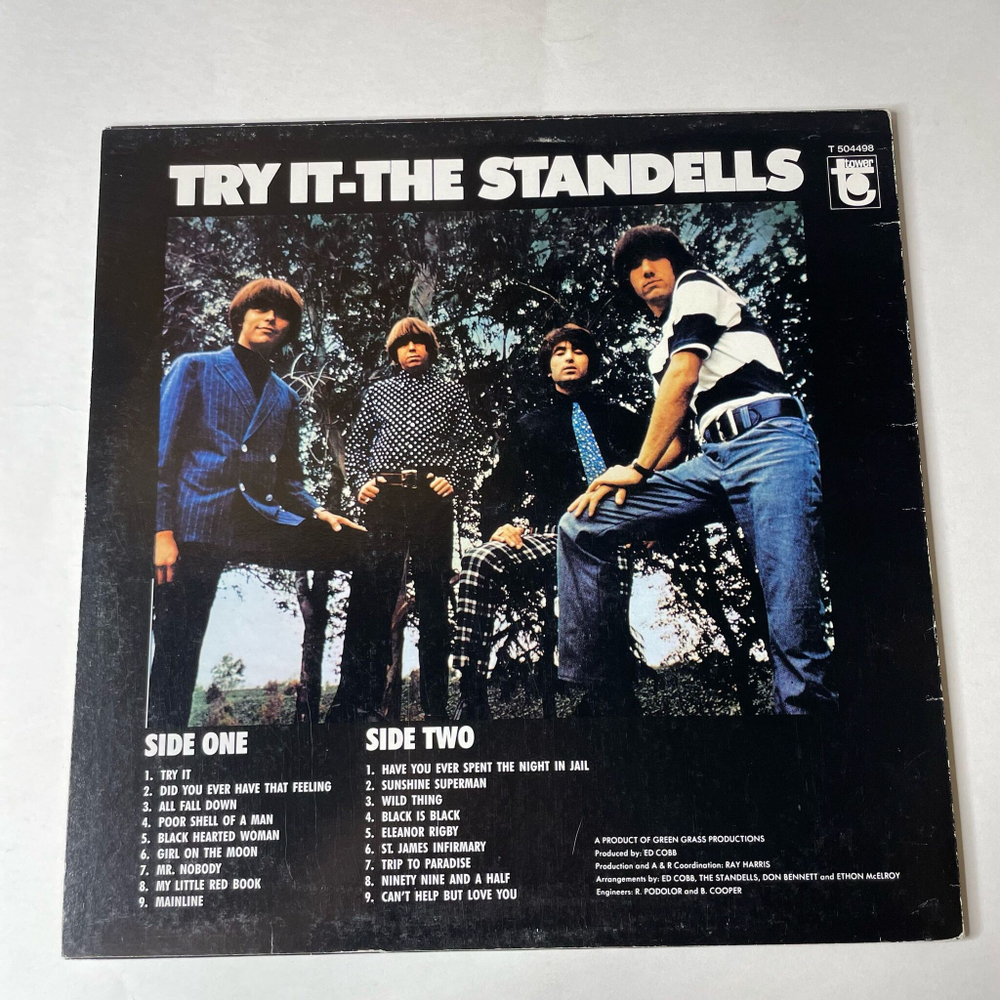 Винтажная виниловая пластинка LP The Standells Try It (USA 2004) (Bootleg)