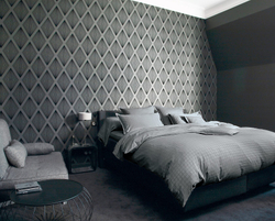 Постельное белье PALACE ardoise Blanc des Vosges Семейное Серый
