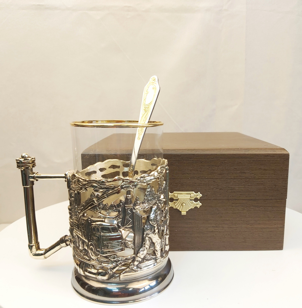 Подстаканник "Нефтедобыча"