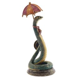GAEM Фигурка декоративная с часами"Змея" (1хLR44 н/п), L15 W15 H38 см