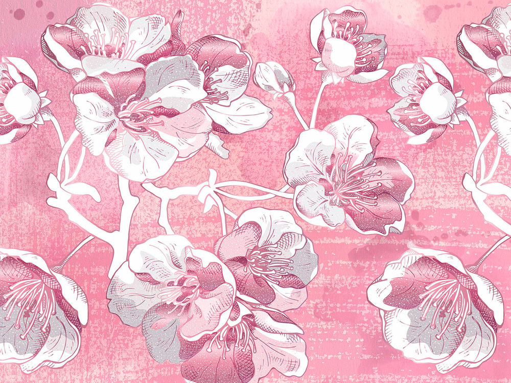 Дизайнерские обои Wall Street Sakura