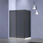 Душевой уголок Como-N VSR-4CN9014CGB, 1400*900, черный, стекло тонированное, , шт