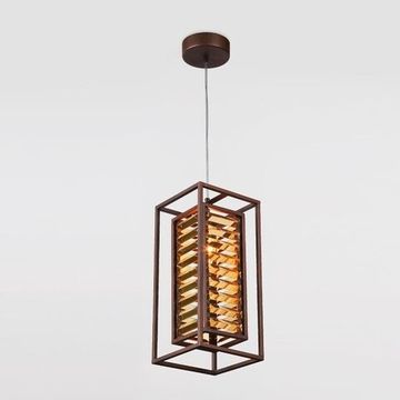 Подвесной светильник 1*E14 TR5043 кофейный/янтарный Traditional Ambrella