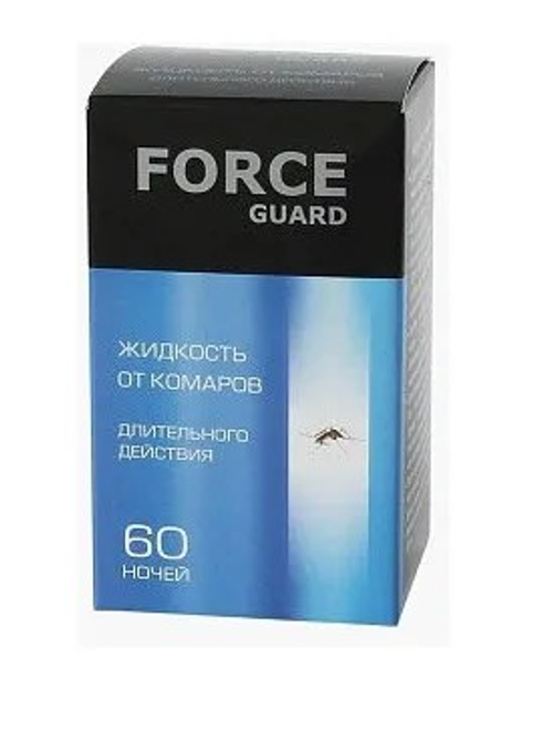 Жидкость от комаров Force guard синяя 50 ночей