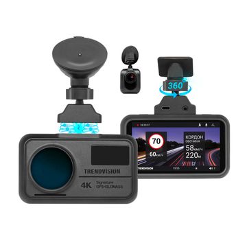 Видеорегистратор TrendVision TDR-725 Real 4K 2CH