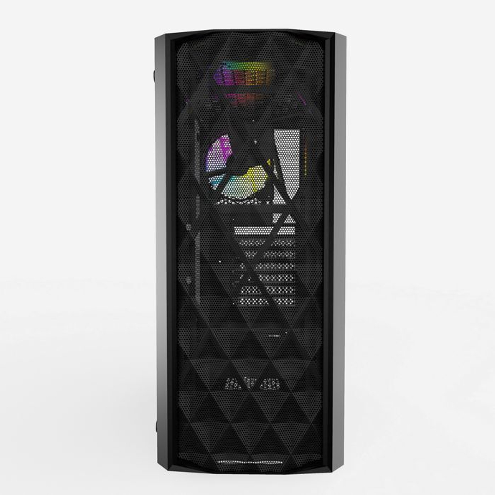 Корпус ATX Powercase Diamond Mesh LED