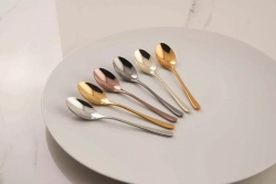 Sambonet - Набор из 6 ложек для эспрессо Taste PVD Black / артикул   52553B37  / GTIN 8014808170843