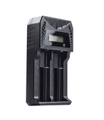 Зарядное устройство WALKER WH-16 для аккумуляторных батареек (3.7В, 1.2В), для 2 АКБ, черное