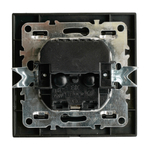 Розетка 1-местная с/з STEKKER, PST16-9016-03, 250В, 16А с USB+ type C, серия Эрна, черный 50078