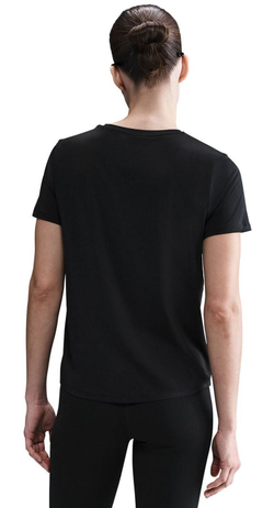 Женская теннисная футболка Nike One Classic Dri-Fit - black/white