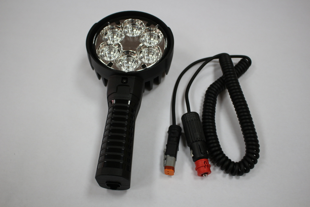 Фара-искатель LED (12V, 4000Lm, алюминиевый корпус, IP66)
