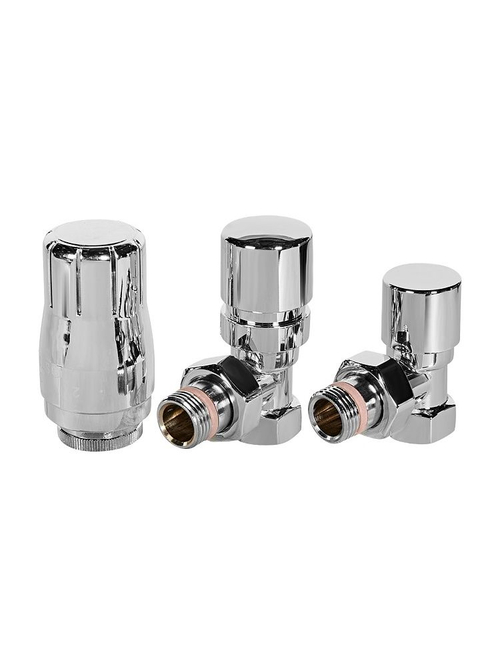 Комплект клапанов термостатический DESIGN 1/2 угловой хром STOUT (SVTDK-0002-000015C)