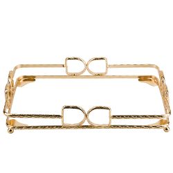 Поднос сервировочный "Secret Garden" 34.5*23.5*1.3см. (фарфор,металл) (подарочная упаковка)