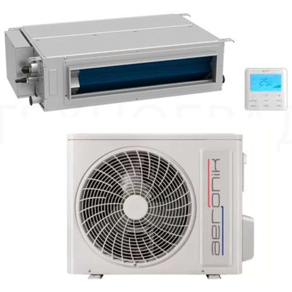 Полупромышленная сплит-система канального типа Aeronik ASI-AFH160RHS1/B-S INV / ASO-AGUHN160R1/INV